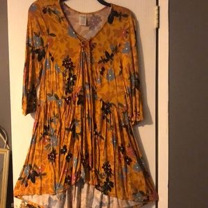 Terra& Sky babydoll tunic